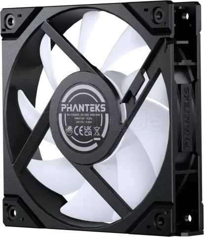 Photo de Lot de 3 Ventilateurs de boitier Phanteks M25 Gen2 RGB - 12cm (Noir)