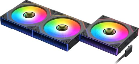 Photo de Lot de 3 Ventilateurs de boitier Xigmatek Starlink Ultra II ARGB (Noir)