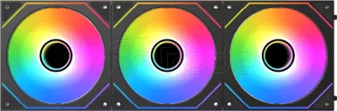 Photo de Lot de 3 Ventilateurs de boitier Xigmatek Starlink Ultra II ARGB (Noir)