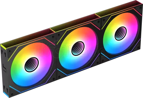 Photo de Lot de 3 Ventilateurs de boitier Xigmatek Starlink Ultra II ARGB (Noir)