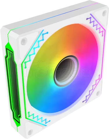 Photo de Lot de 3 Ventilateurs de boitier Xigmatek Starz Pro RGB (Blanc)