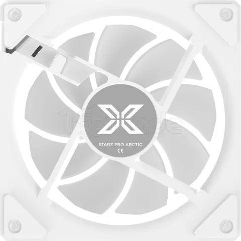 Photo de Lot de 3 Ventilateurs de boitier Xigmatek Starz Pro RGB (Blanc)