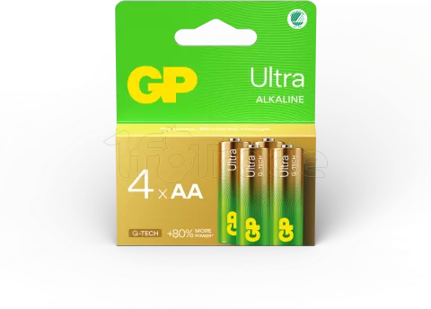 Photo de Lot de 4 piles Alcaline GP Batteries Ultra type AA (LR6) 1,5V