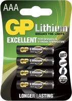 Photo de 4x GP Lithium AAA