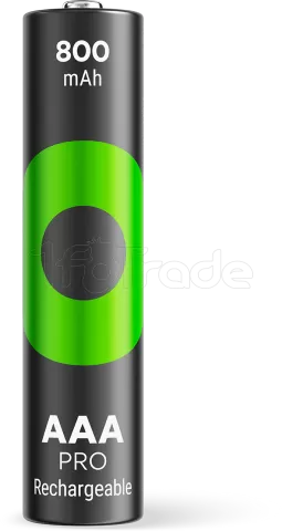 Photo de Lot de 4 piles rechargeables GP Batteries ReCyko Pro type AAA (LR3) 800mAh