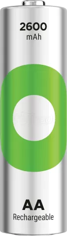 Photo de Lot de 4 piles rechargeables GP Batteries ReCyko type AA (LR6) 2600mAh