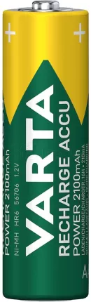 Photo de Lot de 4 piles rechargeables Varta Recharge Accu Power type AA (LR6) 2100mAh