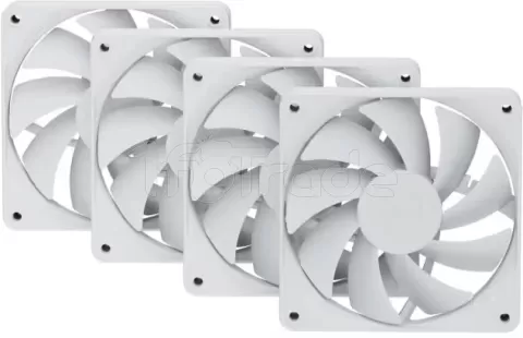 Photo de Lot de 4 Ventilateurs de boitier Hyte FA12 - 12cm (Blanc)