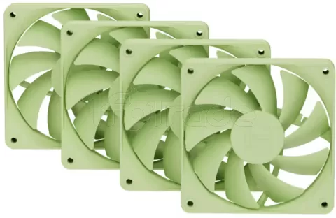 Photo de Lot de 4 Ventilateurs de boitier Hyte FA12 - 12cm (Matcha)