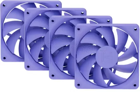 Photo de Lot de 4 Ventilateurs de boitier Hyte FA12 - 12cm (taro milk)