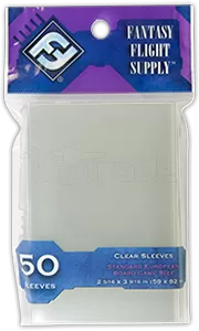 Photo de Lot de 50 Sleeves Ultra Pro format Standard Euro 59x92mm (Transparent)