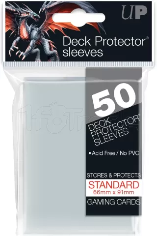 Photo de Lot de 50 Sleeves Ultra Pro Pro-Gloss Format Standard (Transparent)