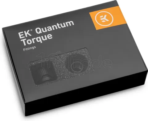 Photo de Lot de 6 Colliers de serrage pour Tube Ekwb EK-Quantum Torque HTC 12 (Noir)