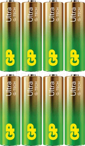 Photo de Lot de 8 piles Alcaline GP Batteries Ultra type AA (LR6) 1,5V