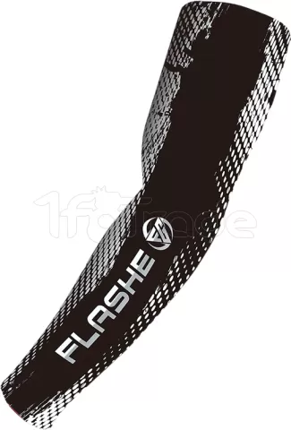 Photo de Manchette Gamer Flashe Gaming Plain Taille L ( Noir/Blanc)