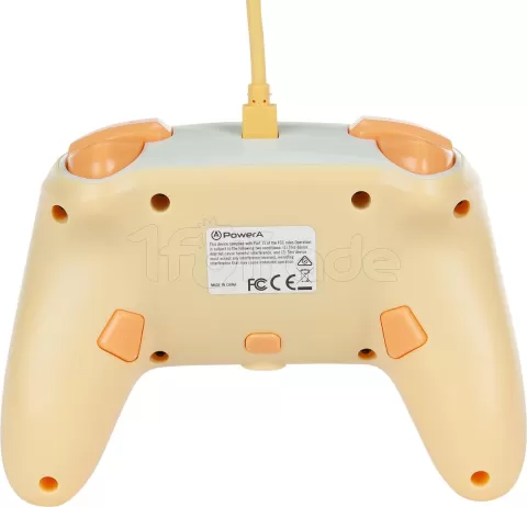 Photo de Manette de jeu filaire PowerA Enhanced Animal Crossing Isabelle pour Nintendo Switch (Jaune)