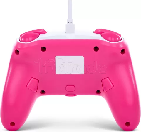 Photo de Manette de jeu filaire PowerA Enhanced Kirby pour Nintendo Switch (Bleu/Rose))