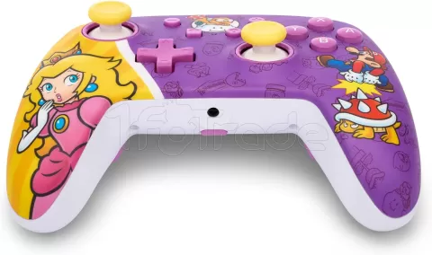 Photo de Manette de jeu filaire PowerA Enhanced Princess Peach Battle pour Nintendo Switch/PC