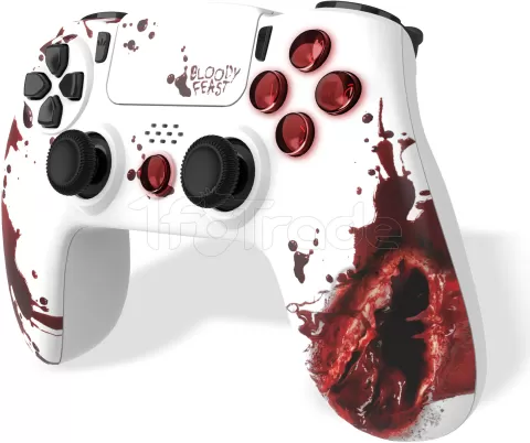 Photo de Manette de jeu sans fil Freaks and Geeks Bloody Feast pour PS4/PC (Noir)