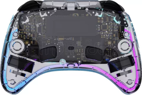 Photo de Manette de jeu sans fil Freaks and Geeks Polychroma (Transparent)