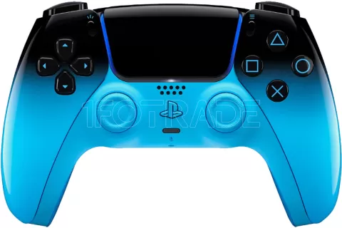Photo de Manette de jeu sans fil Playstation 5 Sony DualSense pour PS5 (Bleu/Noir)
