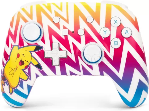 Photo de Manette de jeu sans fil PowerA Enhanced Pikachu Vibrant pour Nintendo Switch