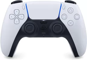 Photo de Manette de jeu sans fil Sony Playstation 5 DualSense pour PS5 (Blanc)