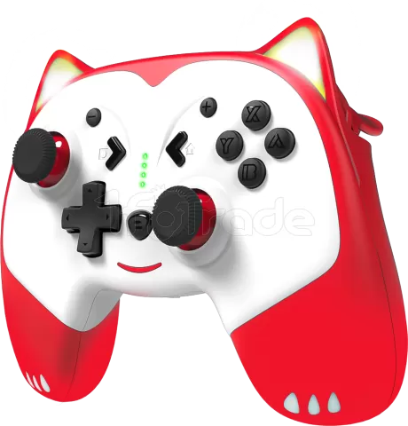 Photo de Manette de jeu sans fil Spirit of Gamer Mia pour Nintendo Switch (Noir/Blanc)