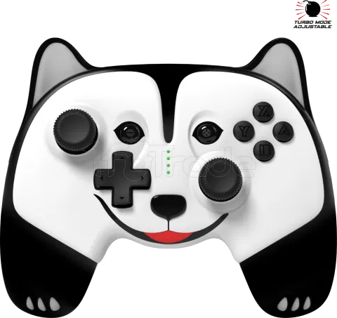 Photo de Manette de jeu sans fil Spirit of Gamer Noa pour Nintendo Switch (Noir/Blanc)