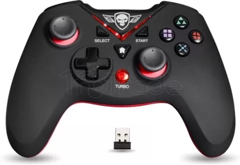 Photo de Manette de jeu sans fil Spirit of Gamer XGP Xtrem pour PS3 (Noir/Rouge)