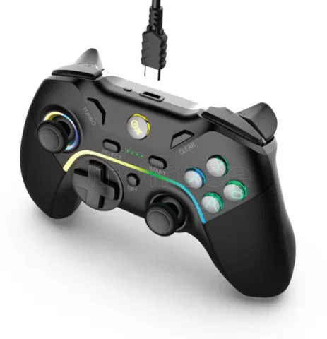 Photo de Manette de jeu sans fil Under Control avec support téléphone (Noir)