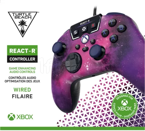 Photo de Manette de jeu Turtle Beach React-R pour XBox (Violet)