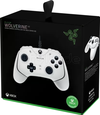 Photo de Manette Razer Wolverine V2 (Blanc)