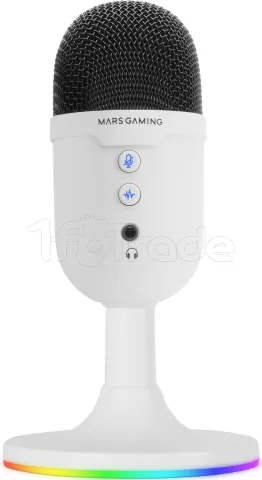 Photo de Microphone Mars Gaming MMIC-CX RGB (Blanc)