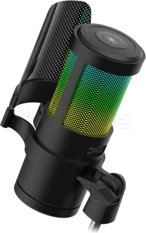 Photo de Microphone Mars Gaming  MMIC-SC RGB avec bras de montage (Noir)