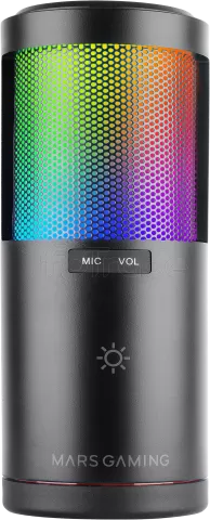 Photo de Microphone Mars Gaming  MMIC-SC RGB avec bras de montage (Noir)