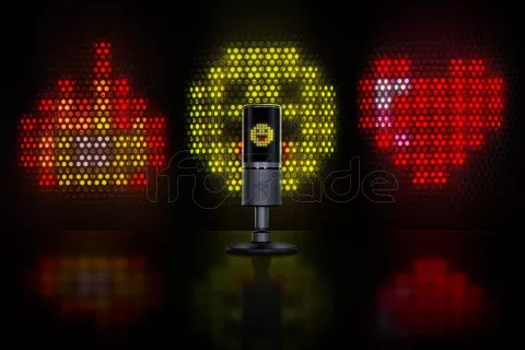 Photo de Microphone Razer Seiren Emote avec trépied (Noir)