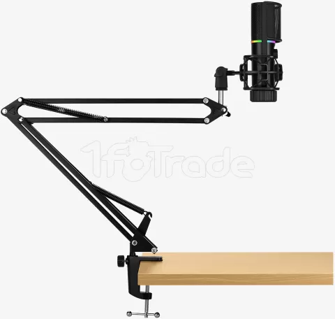 Photo de Microphone Streamplify Mic Arm RGB avec bras de montage (Noir)