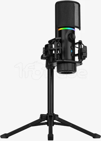 Photo de Microphone Streamplify Mic Tripod RGB avec trépied (Noir)