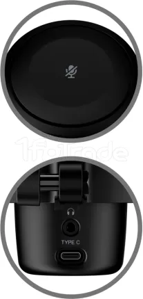 Photo de Microphone sur pied HyperX DuoCast RGB (Noir)