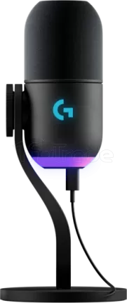 Photo de Microphone sur pied Logitech Yeti GX (Noir)
