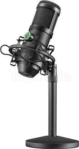Microphone Mars Gaming MMIC-XT RGB avec bras de montage (Noir) à