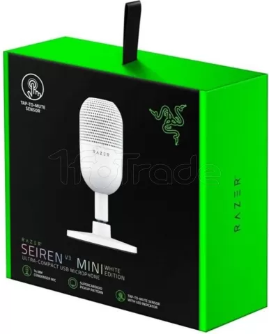 Photo de Microphone sur pied Razer Seiren V3 Mini (Blanc)