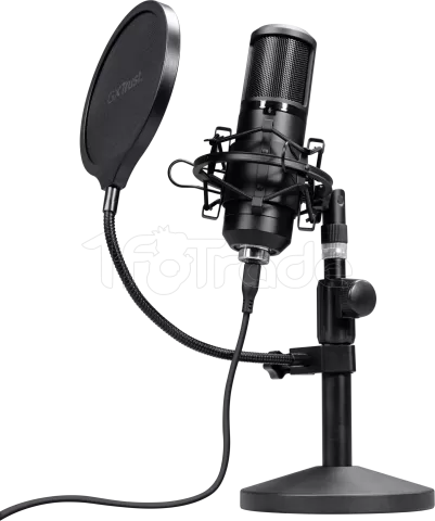 Photo de Microphone sur pied Trust GXT 269 Emita II (Noir)