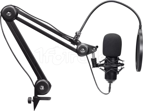 Photo de Microphone sur pied Trust GXT 270 Emita II+ (Noir)