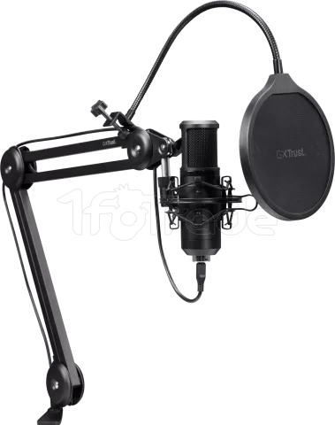 Photo de Microphone sur pied Trust GXT 270 Emita II+ (Noir)