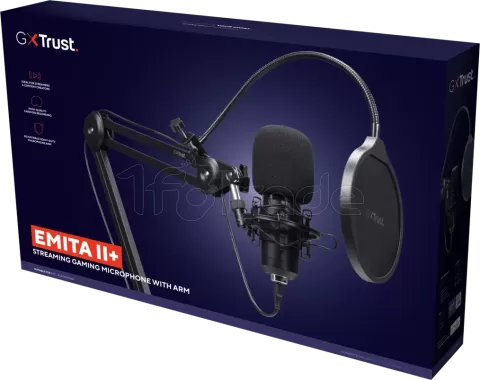 Photo de Microphone sur pied Trust GXT 270 Emita II+ (Noir)