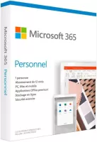 Photo de Microsoft 365 Personnel 1 licence - 1 an