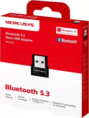 Photo de Mini Adaptateur Mercusys MA530 USB Bluetooth 5.3