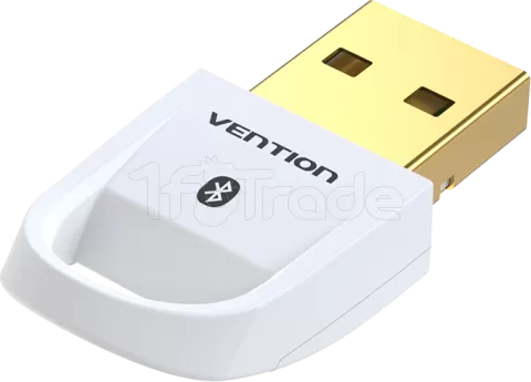 Photo de Mini Adaptateur Vention USB BlueTooth 5.0 (Blanc)